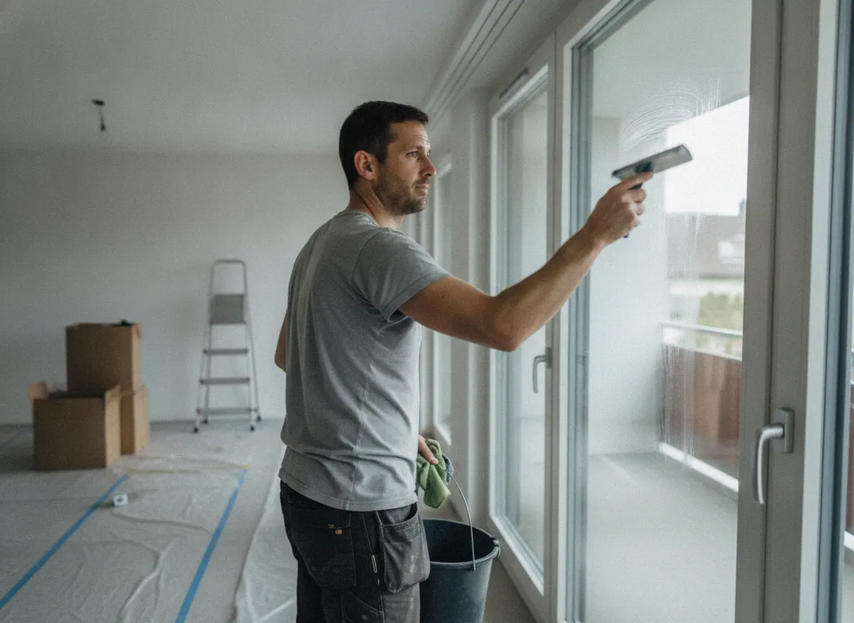 Reinigungsfirma in Luzern – Fensterreinigung in leerer Wohnung